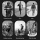 thumbnail image 3 of Advancent 1 par de guantes de ciclismo para exteriores, impermeables, a prueba de viento, pantalla táctil, protectores de mano para Ciclismo  negro L, 3 of 6
