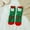 Green, variant on Summer Saving Clearance AXXD Gym Socks Women, Christmas Cute Coloer Stripe Santa Claus Print Thicken Coral Fleece Keep Warm Socks