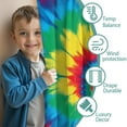 thumbnail image 3 of Blackout Kids Curtains,Colorful Rainbow Tie Dye Spiral Pattern Childrens Insulated Curtains Set Of 2,Bedroom Essentials,Toddler Room Decor 42"x54", 3 of 5