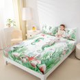 thumbnail image 4 of Feelyou Child Cartoon Seahorse Twin Sheet Sets, Dreamy Ocean Animal Twin Fitted Sheet, Seashell Starfish Coral Flat Sheet, Breathable Home Decor, 3pcs, 4 of 7
