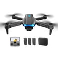 thumbnail image 1 of Cuadricóptero Rc Avión con carga USB FPV Drones para niños y niñas (negro 3 batería 2 cámara), 1 of 9