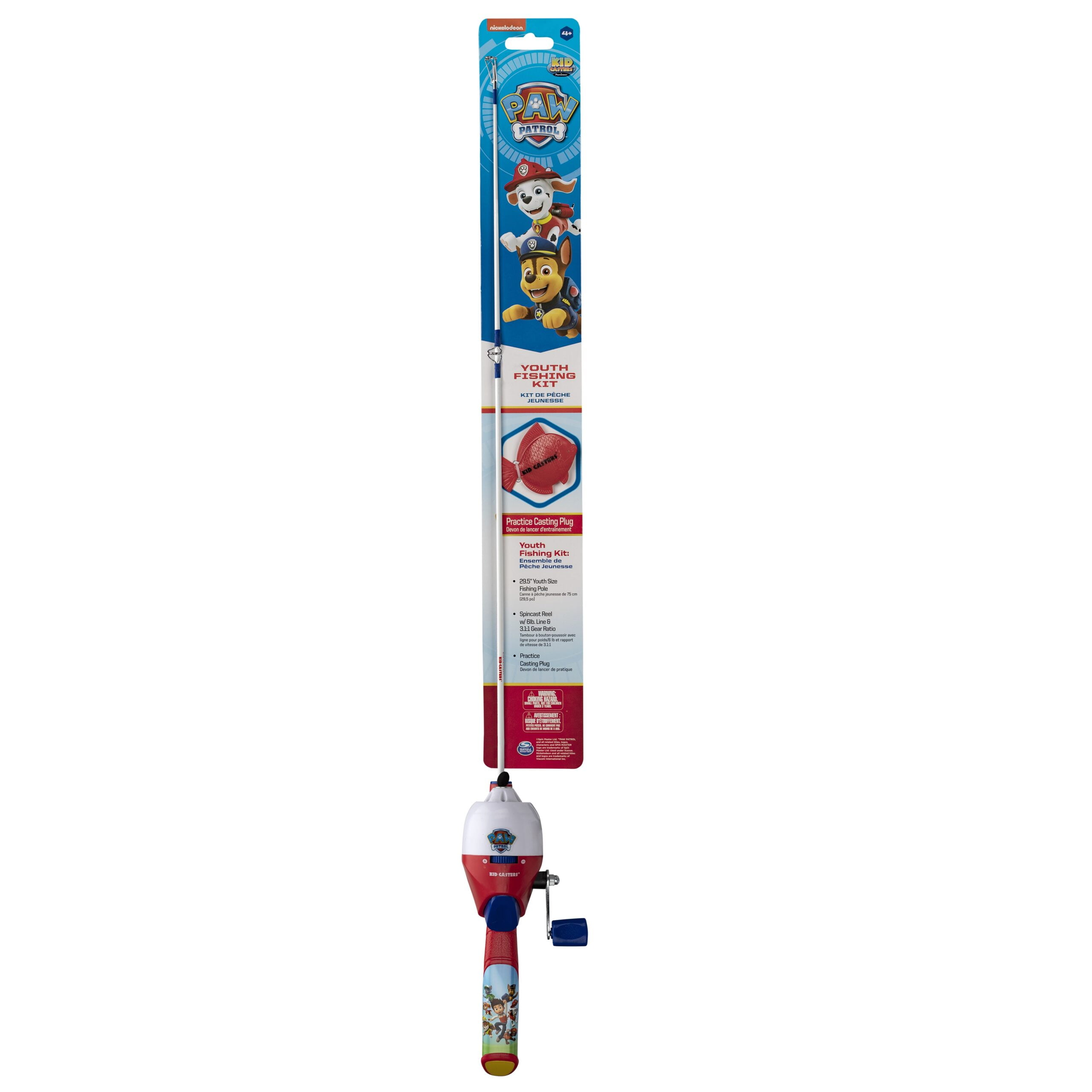 Kid Casters Paw Patrol Spincasting Rod and Reel Combo Children Fishing for sale online 