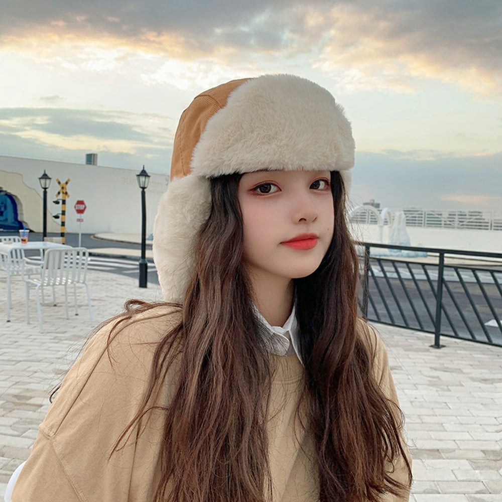 Trapper Hat, Winter Warm Trooper Hats with Ear Flaps, Bomber
