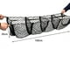 thumbnail image 5 of Red de almacenamiento de maletero de coche Zulema reutilizable estirable 4 ganchos, 5 of 6