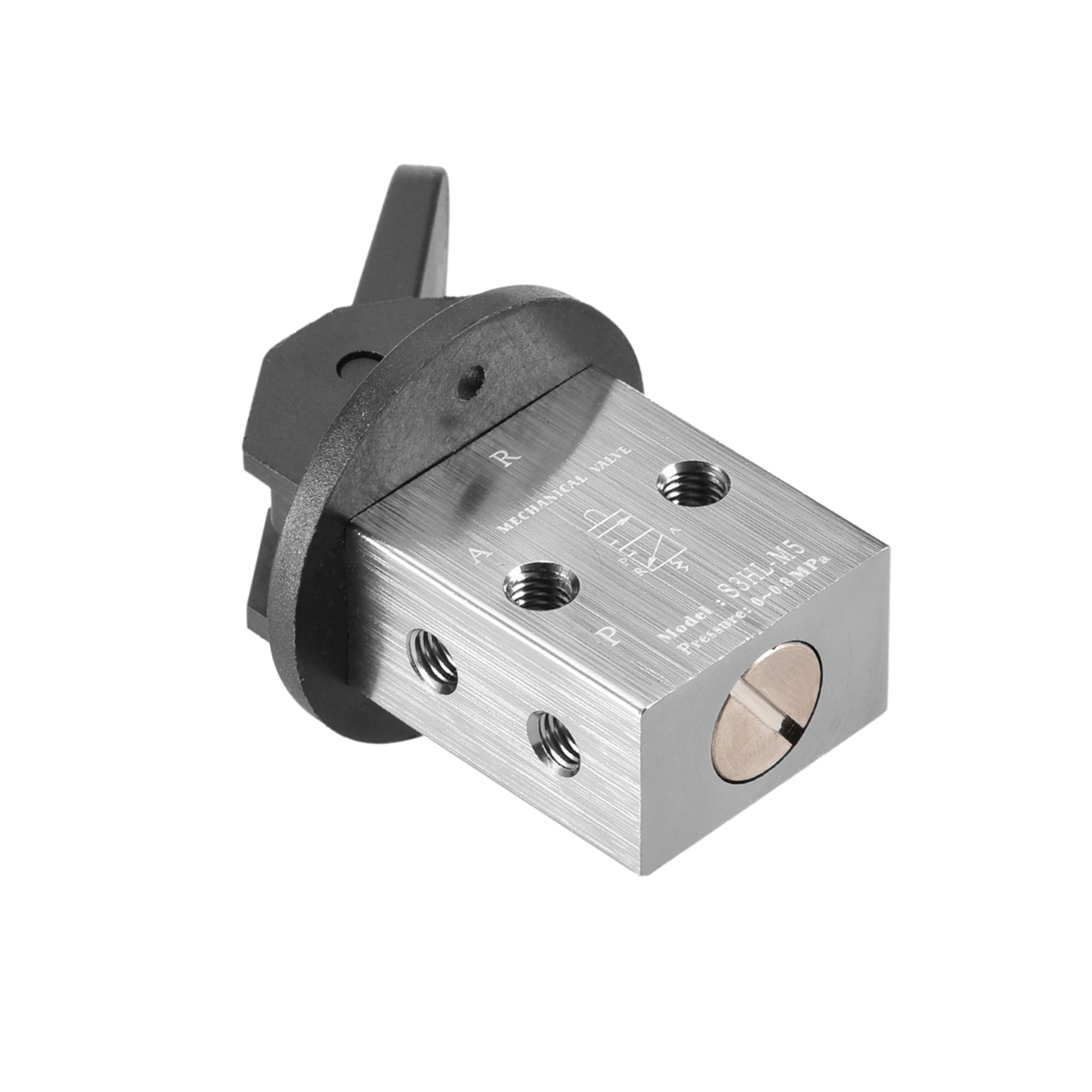 Details about   S3HL-M5 2 Position 3 Way M5 Manual Hand Pull Pneumatic Solenoid Mechanical Valve 
