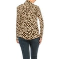 thumbnail image 3 of Women's Printed Open Front Cardigan with Asymmetric Hem Sizes S to 3XL, 3 of 5