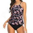 thumbnail image 1 of Birdeem Tankini à Dos à Bretelles Imprimé Conservateur pour Femmes, Ensemble Deux Pièces, Robe de Bain, 1 of 8