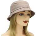 thumbnail image 4 of Zhengup Unisex Cotton Packable Bucket Hat Sun Hat Plain Colors for Men Women, 4 of 5