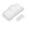 Uxcell 25mm Long PP Fine Tag Pins Fasteners Clear White 5000 Pcs