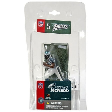 Donovan Mcnabb Autographed Helmet - McFarlane NFL Sports Picks 3 Inch Mini Donovan McNabb Mini Figure