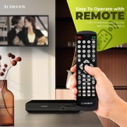 مشغل DVD Audiobox MP-200 مع دعم متعدد التنسيقات ومخرج HDMI وجهاز تحكم عن بعد