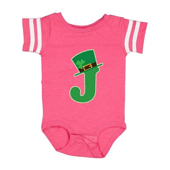 Inktastic Irish St Patricks Day Letter J Monogram Boys or Girls Baby Bodysuit
