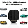 thumbnail image 6 of Unique Bargains 2 Pcs Front Car Seat Cover Breathable Plush Pad Chair Cushion for Vehicle Home Office Universal Black, 6 of 8