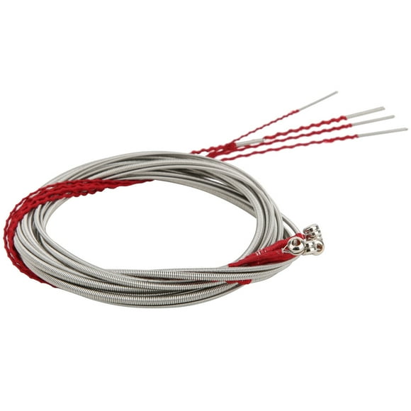 Bass String,5Pcs Steel Bass String Musical Instrument Accessories Steel Bass String Exceptional Reliability