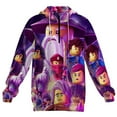 thumbnail image 4 of Comedy Ninjago Zipper Pullover Sweatshirt Hoodies High Neck Hooded Sweater Fashion Daily Hoody Clothes, 4 of 7