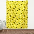 thumbnail image 4 of Lemons Fabric by the Yard, Fresh Citrus Fruits in Summer Tones Tropical Illustration, Decorative Upholstery Fabric for Sofas and Home Accents, Yellow Emerald by Ambesonne, 4 of 5