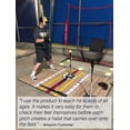 thumbnail image 4 of Baseball/Softball Dual Purpose Instructional Hitting Mat | Stance, Stride & Swing Training Batting Mats | Stride Right Mats: Advanced Hitter, 4 of 8