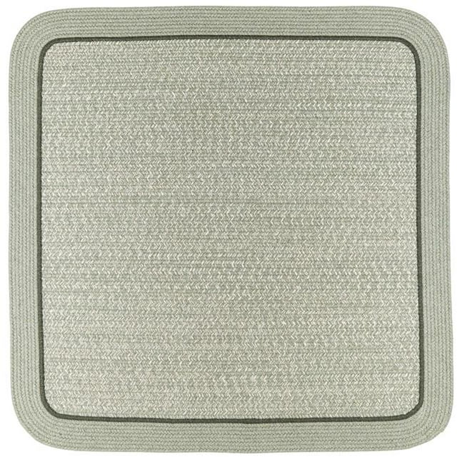 Rhody CC68R048X048S Tapis 4 Pi Confort Décontracté Gui Bande Tressée Tapis&44; Carré