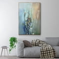 thumbnail image 2 of Current Air I Framed Premium Gallery Wrapped Canvas - Ready to Hang - 25 x 37 - Gold Floating Frame, 2 of 9
