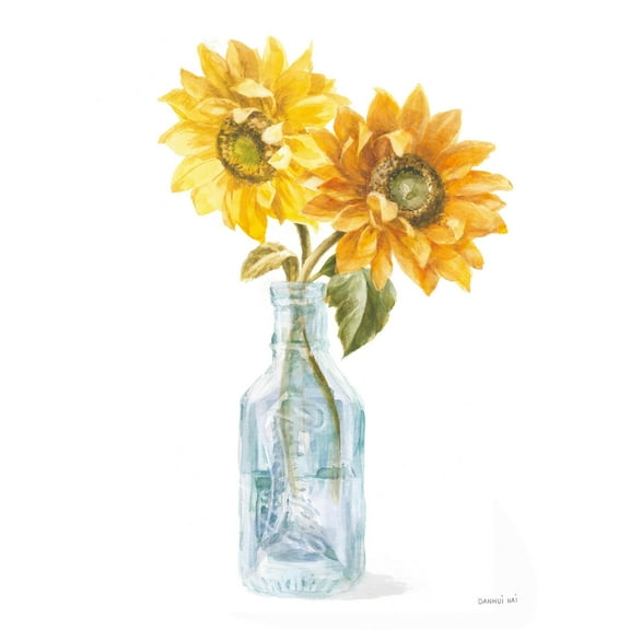 Art.com Fresh Cut Sunflowers I Art Print by Danhui Nai, 18" x 24"