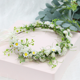 thumbnail image 4 of Corona de flores para mujer, tocado Floral, corona para el pelo de boda, Festival, corona Floral, 4 of 5