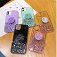 thumbnail image 4 of Luxury Glitter Star Bling Protective Phone Case with Stand Holder for Samsung Galaxy Models, 4 of 9