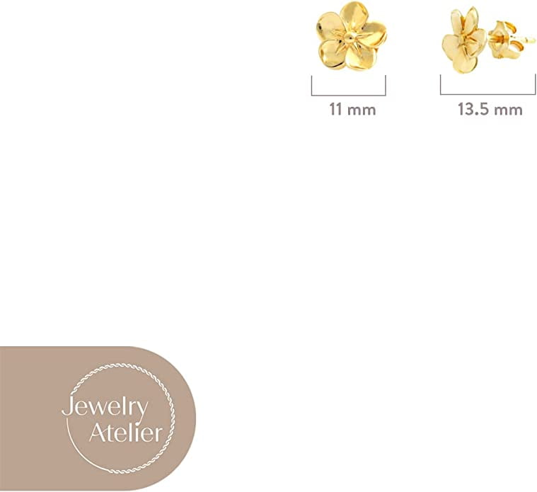 Jewelry Atelier Gold Filled Stud & Dangle Earrings Collection - 14K Solid Yellow Gold Filled Stylish Earrings for Women with Different Occasions & Styles