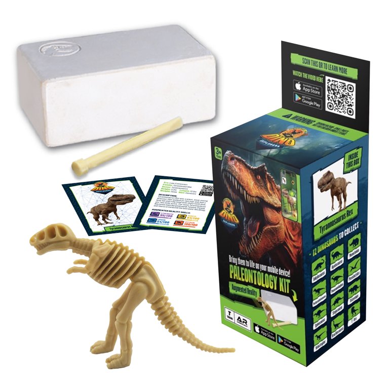 Dino Explorers: AR Dinosaur XL & Brick Combo - Tyrannosaurus-Rex
