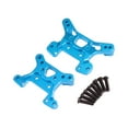 thumbnail image 2 of Torres de amortiguación delanteras y traseras de aleación de aluminio Soportes de amortiguación para automóviles RC fáciles de instalar Azul, 2 of 9