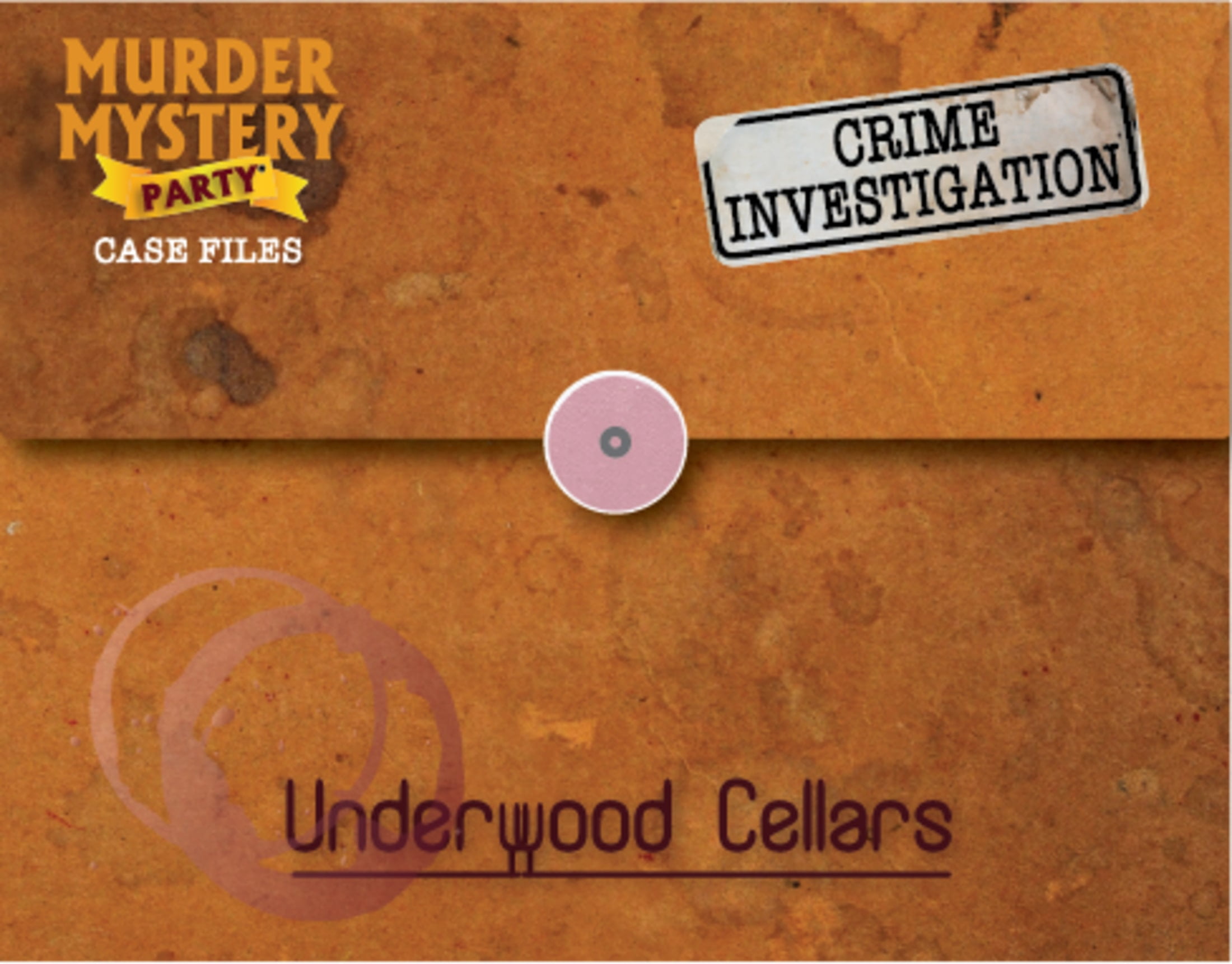 Murder Mystery Party Case Files: Underwood Cellars Unsolved