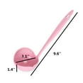 thumbnail image 2 of serony 2 in 1 Long Handle Strainer Cooking Colander Home Scoop Plastic Ladle Tableware pink 1pcs 1Set, 2 of 5