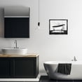 thumbnail image 3 of Stupell Industries Marble Pattern Bath Typography Painting Black Floater Framed Canvas Art Print Wall Art, 21 x 17, 3 of 10
