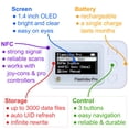 thumbnail image 2 of Emulador de etiquetas NFC Flashiibo Pro de segunda generación, blanco con pantalla OLED, 2 of 8