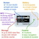 thumbnail image 2 of Emulador de etiquetas NFC Flashiibo Pro de segunda generación, blanco con pantalla OLED, 2 of 8