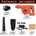 thumbnail image 2 of Garden Cordless Blower Vacuum Clean 2000W Air Blower For Dust Blowing Dust Computer Collector Hand Operat Power Tool ,Long Lasting, 2 of 7
