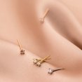 thumbnail image 2 of Bangcool Piercing Stud Earrings Tiny Rhinestone Cartilage Earring Mini Earrings for Women, 2 of 6