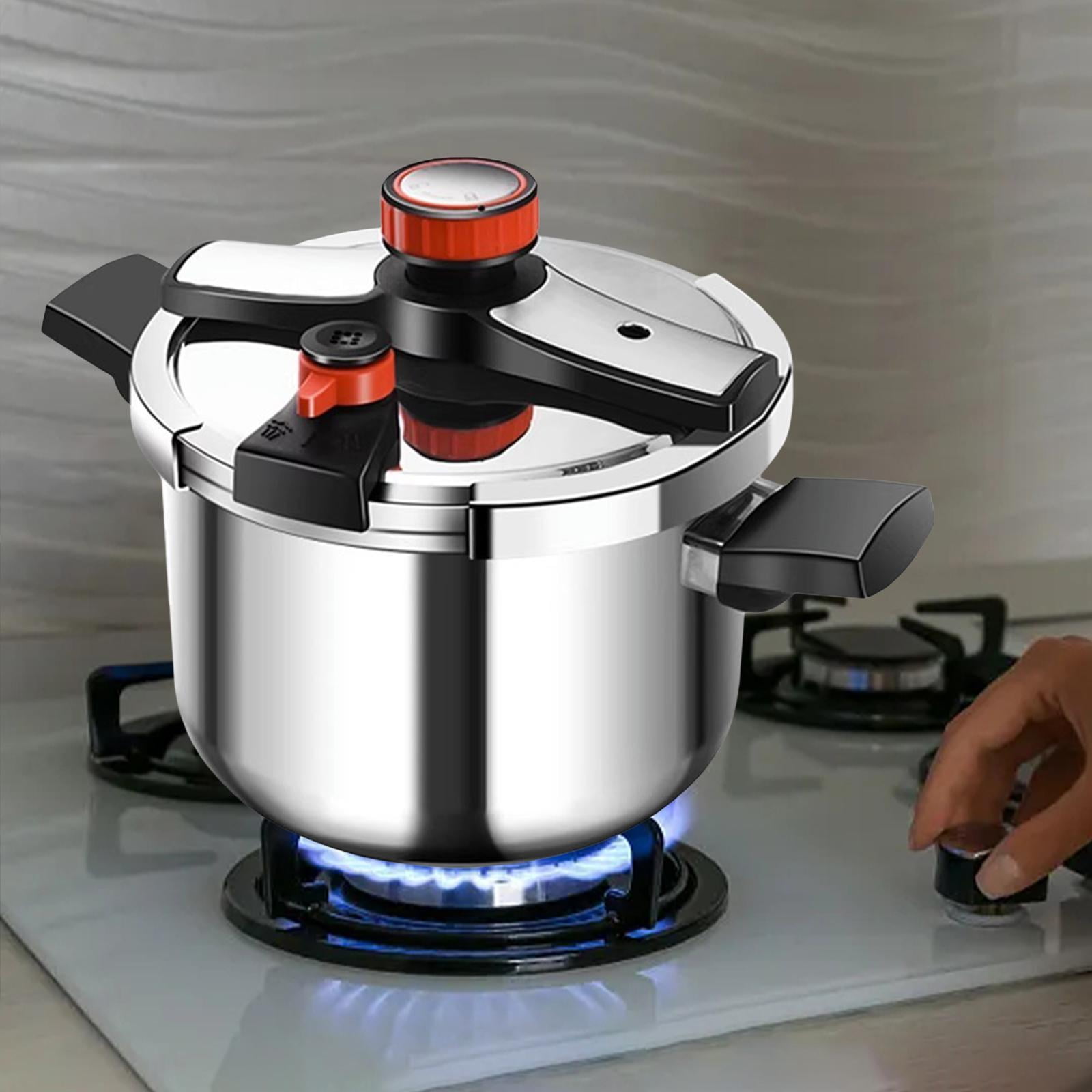 Fiocias Pressure Cooker Pressure Pot Easy to Clean 100kpa Kitchen Cookware Multifunction 10L