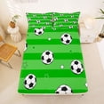 thumbnail image 5 of Erosebridal Teens Ball Games Sport Queen Sheet Sets,Football Sport Soccer Lovers Kids Bed Set 4 Pieces, 5 of 6