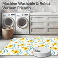 thumbnail image 5 of ODIKA 5'x7' Machine Washable Non-Slip Area Rug, Whimsical Farm Waterfowl Shower Ensemble Bathing Accessories Kit High Traffic Rug, Yellow, 722077, 5 of 5
