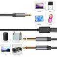 thumbnail image 5 of RENACLIPY Dual Headphone Splitter Audio Cable Splitter Copper Black 1Pack, 5 of 5