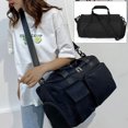 thumbnail image 4 of Bolso del gimnasio de los deportes del compartimiento de los zapatos con el bolsillo separado mojado seco para los hombres y las mujeres, bolso de la yoga del bolso, 4 of 5
