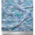 thumbnail image 1 of Soimoi Rayon Fabric Leaves & Texture Printed Craft Fabric by the Yard 42 Inch Wide, 1 of 1