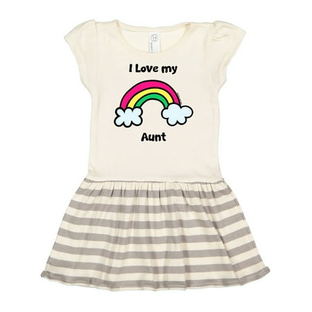

Inktastic I Love my Aunt Gift Toddler Girl Dress