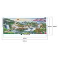 thumbnail image 2 of 5D bricolaje taladro completo diamante pintura cascada jardín cruz puntada arte bordado, 2 of 9