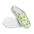 thumbnail image 3 of Wukai Kawaii Avocado Print Women's Indoor Bedroom Slipper Slip On Shoes, Unisex House Shoes with Anti-Skid Sole for Men, Gift for Women Men-13, 3 of 7