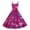 Hot Pink, variant on Fashion Valentine's Day Dress For Women Printed Off-Shoulder Sleeveless Dress Watermelon Red 2XL