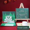 thumbnail image 2 of 3d Christmas Greeting Card Portable Folding Three-dimensional Blessing Message Card For Christmas Holiday, 2 of 5