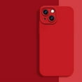thumbnail image 2 of for iPhone 13 Case for Women with Full Camera Lens Protection, Silicone Girly Cute Side Soft Ultra Slim Shockproof Protective Lightweight Phone Cover for iPhone 13, Red, 2 of 9