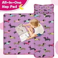 thumbnail image 4 of Cute Cartoon Dachshund Toddler Nap Mats for Kids Preschool,Sleeping Mat Bag or Kids,Toddler Sleeping Bag,Toddler Nap Mat or Daycare, 4 of 6