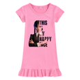 thumbnail image 2 of Wednesday Addams Robe de Fille Wednesday Addams Pyjama Manches Courtes en Soie Glacée - Fanceye, 2 of 4